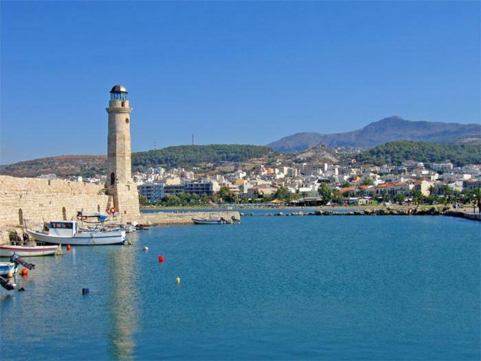 Sea View Cozy Studio Near Center Of Rethymno Town Eksteriør billede