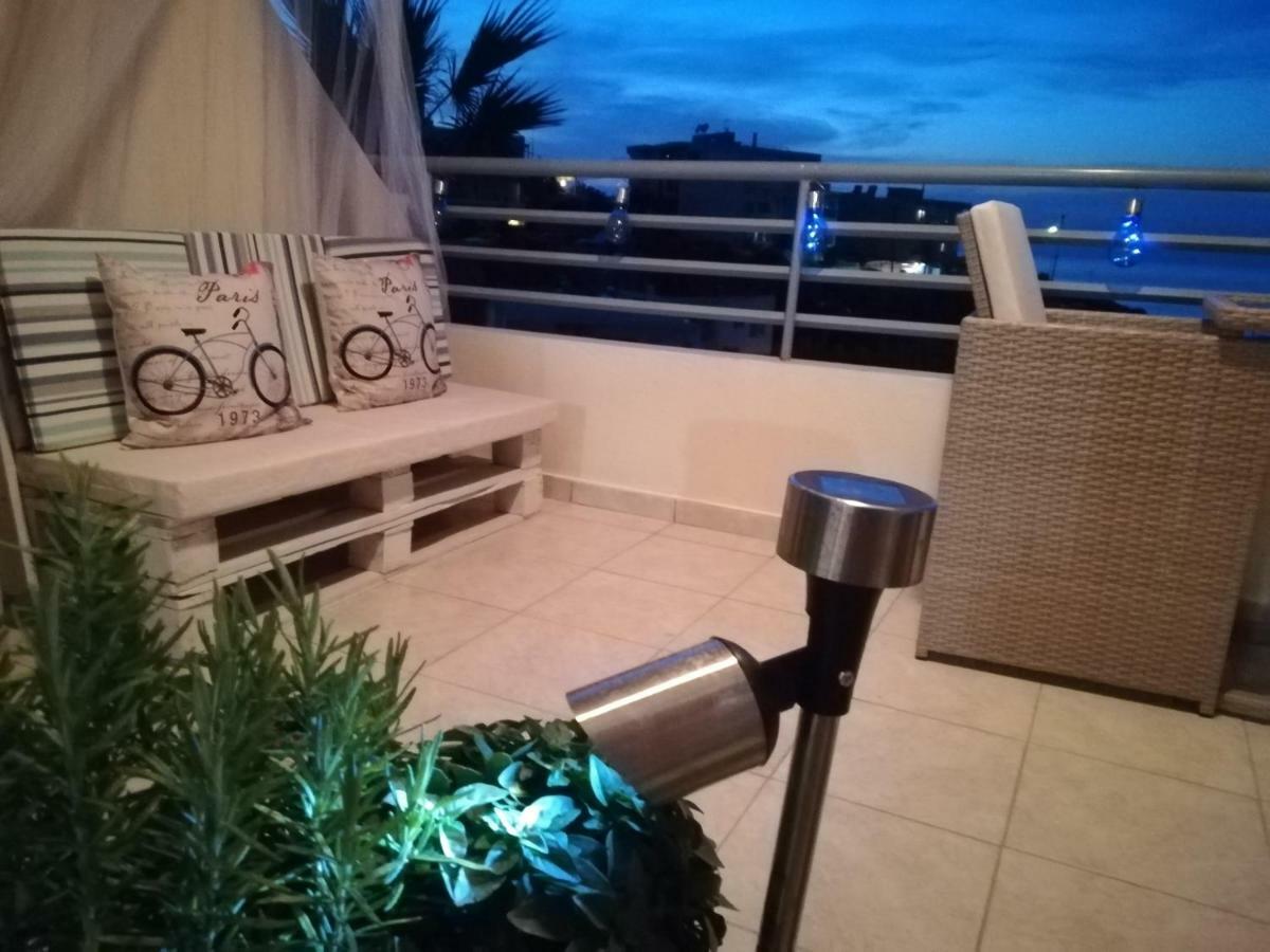 Sea View Cozy Studio Near Center Of Rethymno Town Eksteriør billede