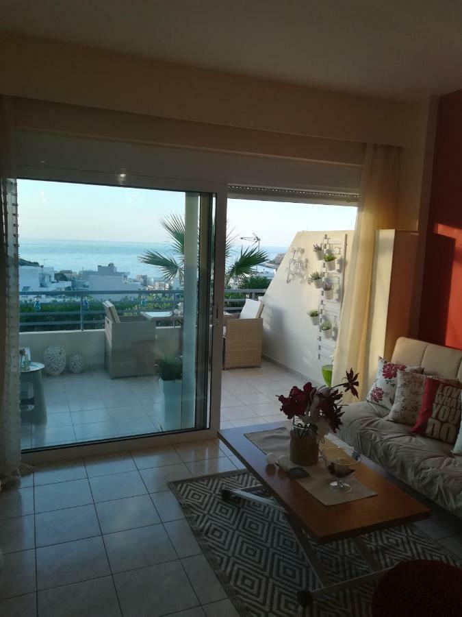 Sea View Cozy Studio Near Center Of Rethymno Town Eksteriør billede